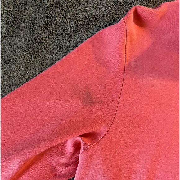 Vineyard Vines Salmon Pink 1/4 Quarter Zip Sweater Sweatshirt Size Medium - Picture 5 of 7